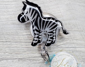 Zebra Badge Reel