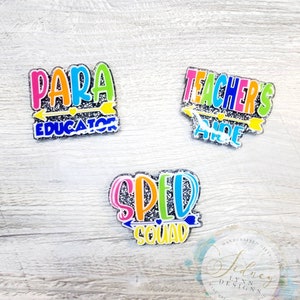 School Staff Badge Reel: Teachers Aide, Parapro, Special Education, PE