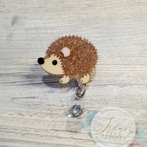 Hedgehog Badge Reel