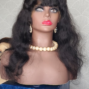 Full bang FULL lace wig 18&quot;