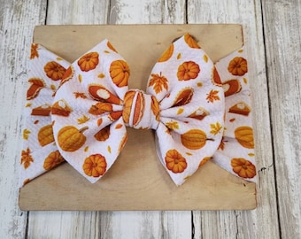 Pumpkin Pie Bow Headwrap