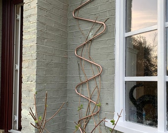 Trellis, handmade copper plant wall trellis, Wisteria trellis, Rose trellis, climbing plant trellis, durable and long-lasting