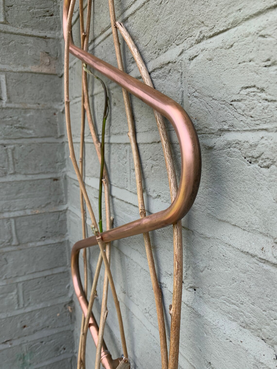 Handmade copper plant trellis Wisteria trellis Rose trellis Etsy
