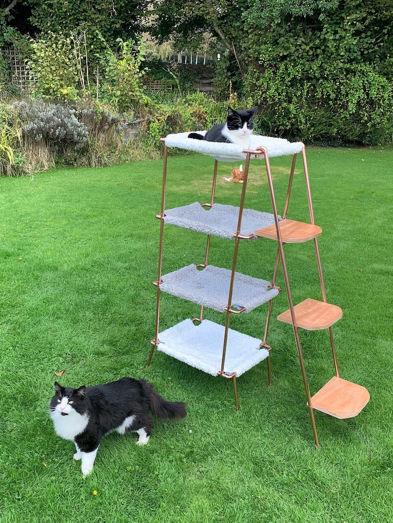 Cat Bed Cat Furniture Handmade Copper Stackable Cat Beds Etsy