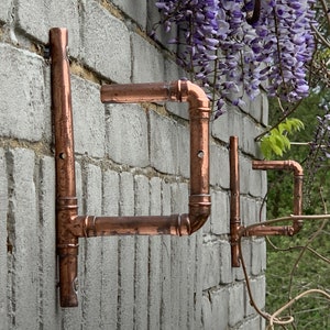 Trellis hooks, handmade copper Wisteria hooks, Grape vine hooks, climbing rose hooks, trellis hooks