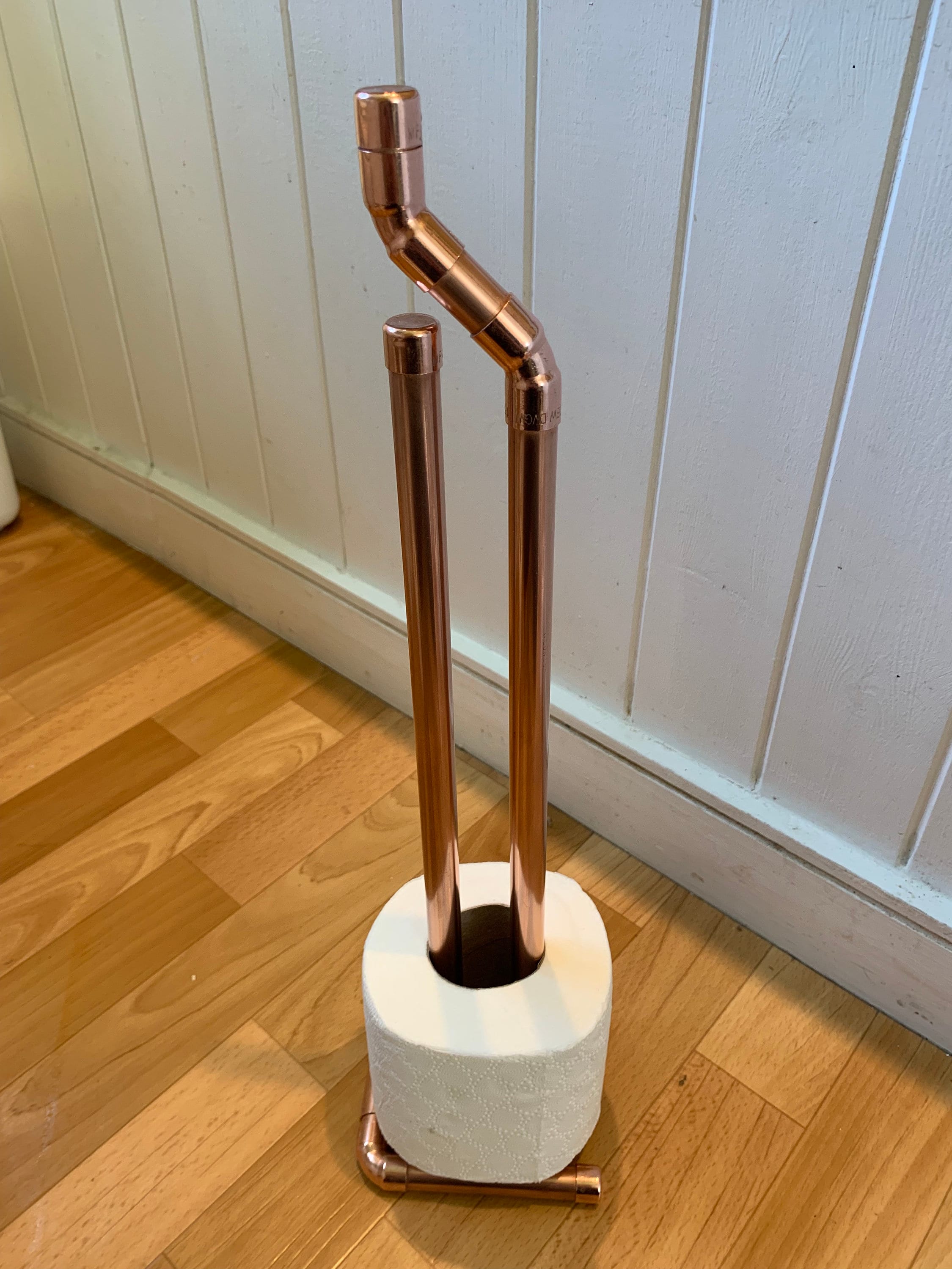 Toilet roll holder handmade copper toilet roll holder toilet Etsy