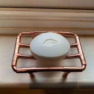 Handmade Copper Soap Dish: Bathroom Soap Bar Holder