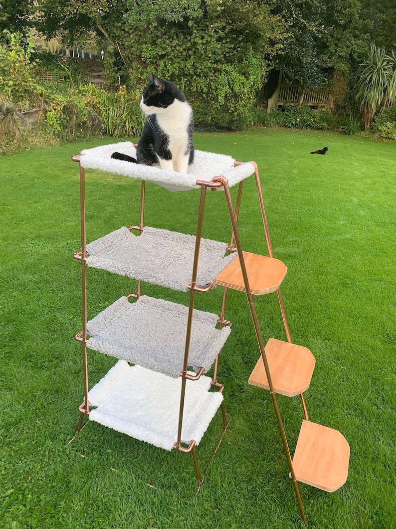 Cat Bed Cat Furniture Handmade Copper Stackable Cat Beds Etsy