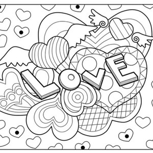 Digital distress coloring book 8 | Etsy