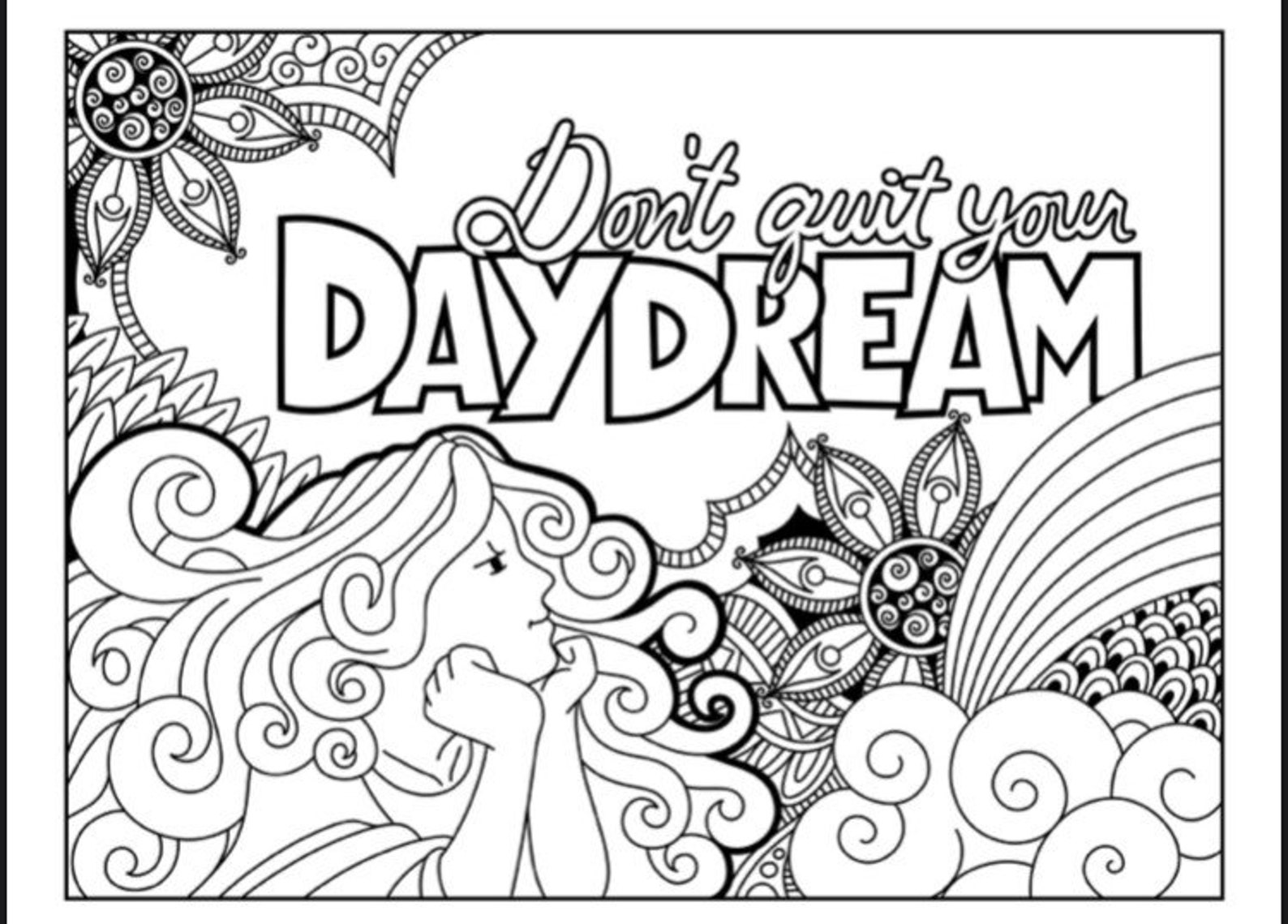 Digital distress coloring book | Etsy