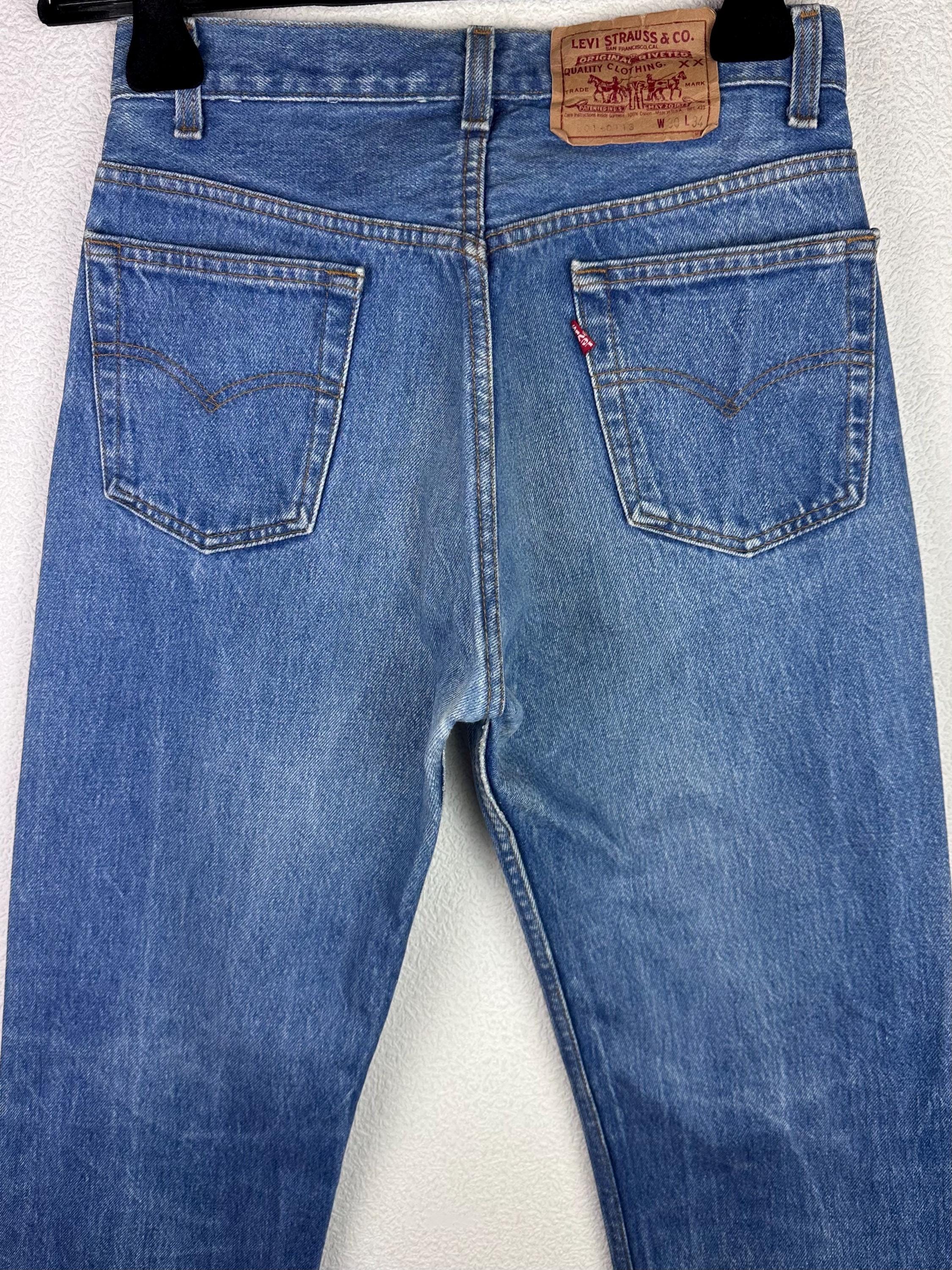 80s USA製 levi’s 501 w34 80s Levi's 501 Vintage Shrink to Fit Deadstock W28 L34