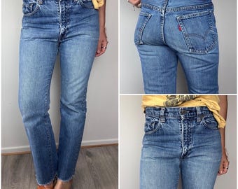 Vintage Levis 517 Denim Sz 29 Flare Bootcut Jeans - Etsy