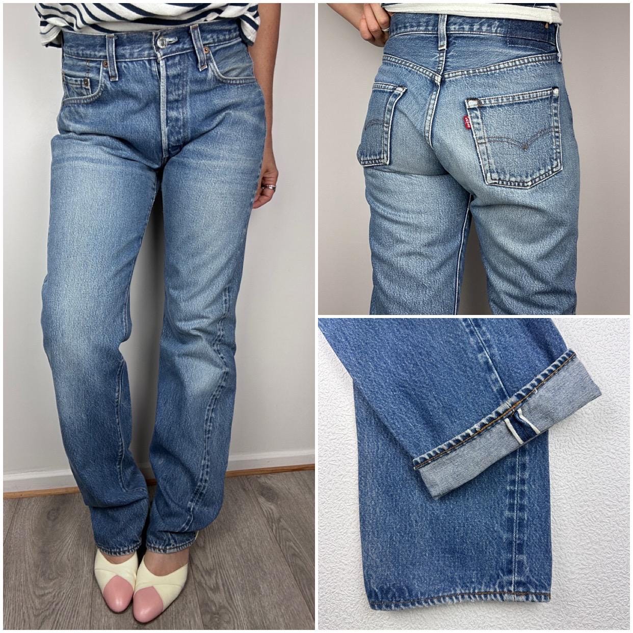 Levi 501 34 Redline - Etsy
