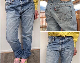 リーバイス 501 ジーンズ W30 L34 / ダークブルーウォッシュ / 90年代 