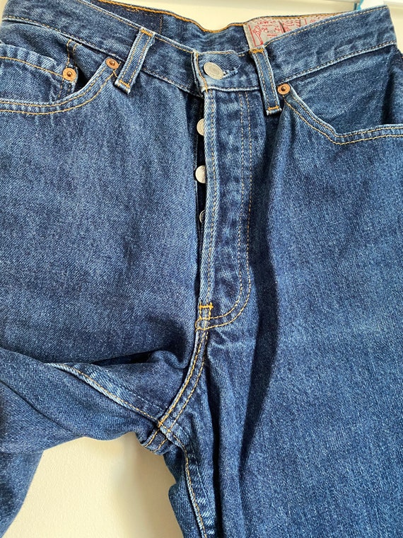 Vintage Levis 901 W26 Raw Blue | Etsy Australia