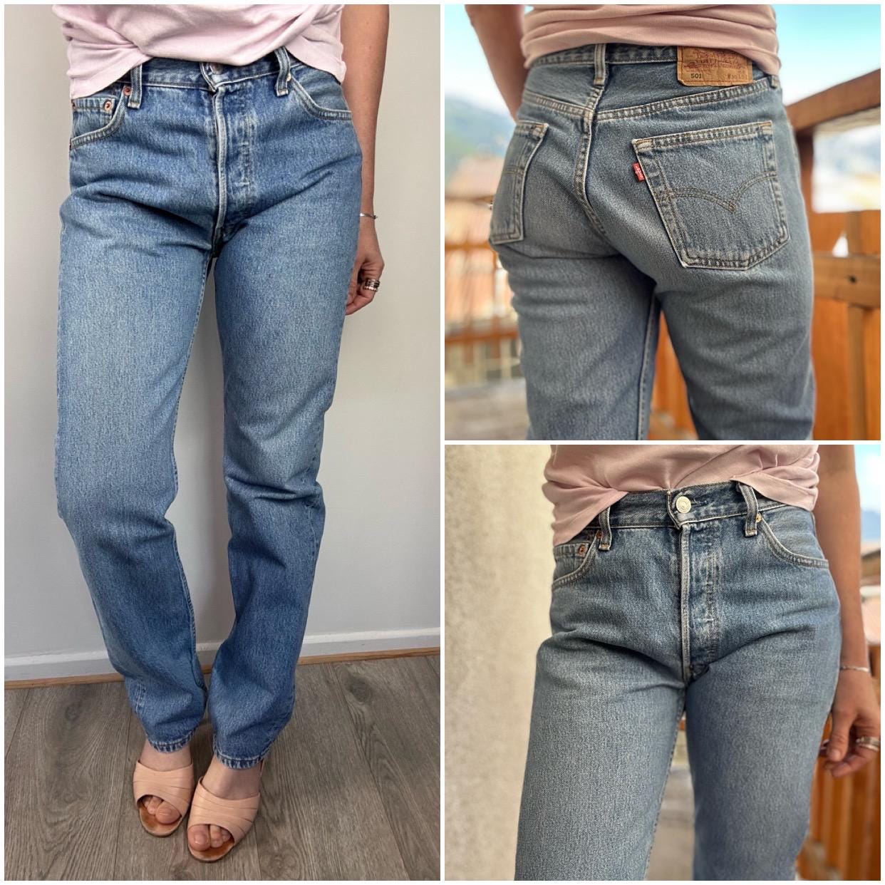Levi's 501 straight women's W28 L32 High Waist Original Fit