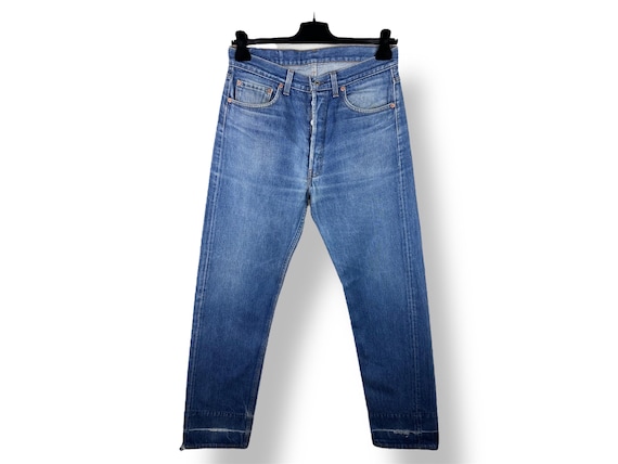 Levi's 501 Vintage W31 L34 Medium Blue Stonewashed Jeans, Late 80s