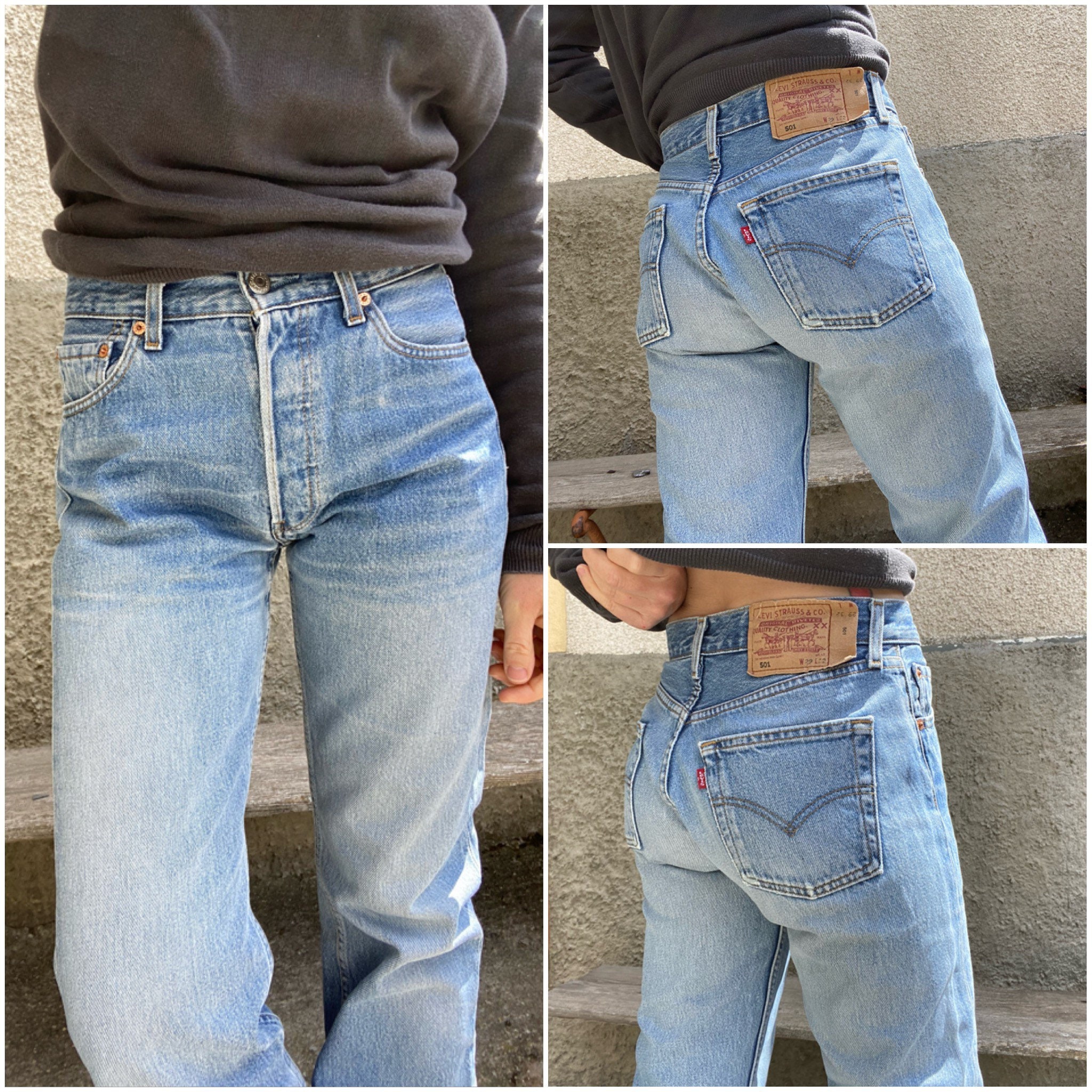 Levis 501 W27 - Etsy