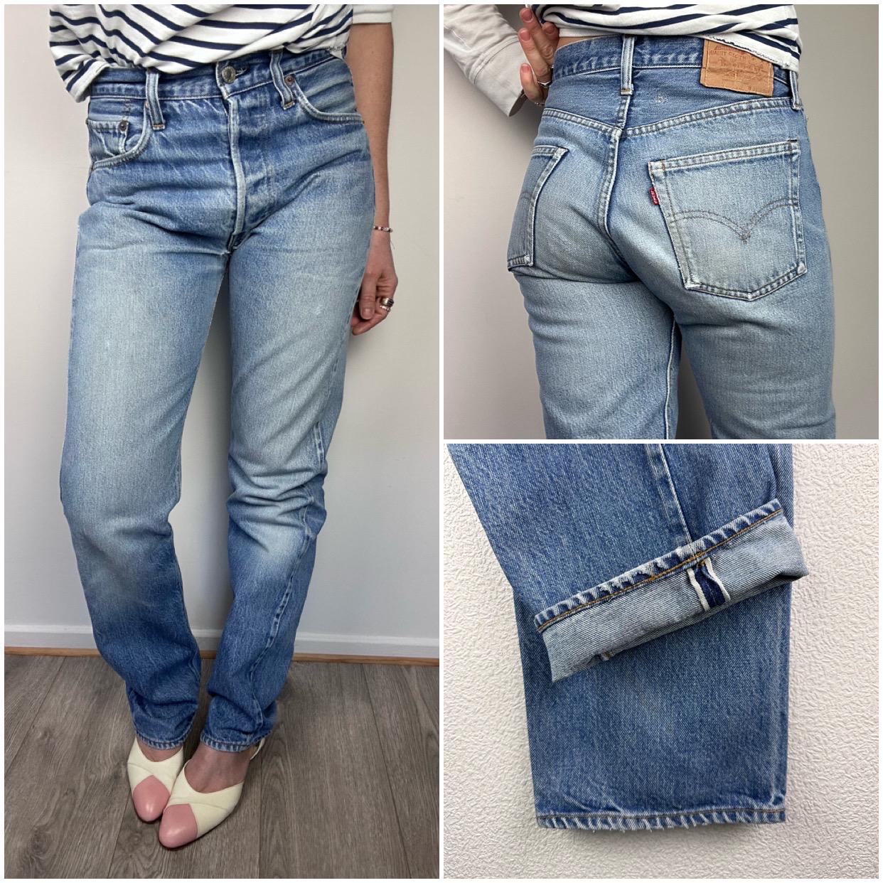 リーバイス 501 セルビッジ レッドライン W28 L32 ヴィンテージ 