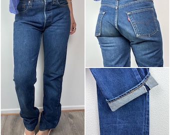 Levi's 501 Denim Cut off Shorts 70s Vintage Selvedge Redline Rivet