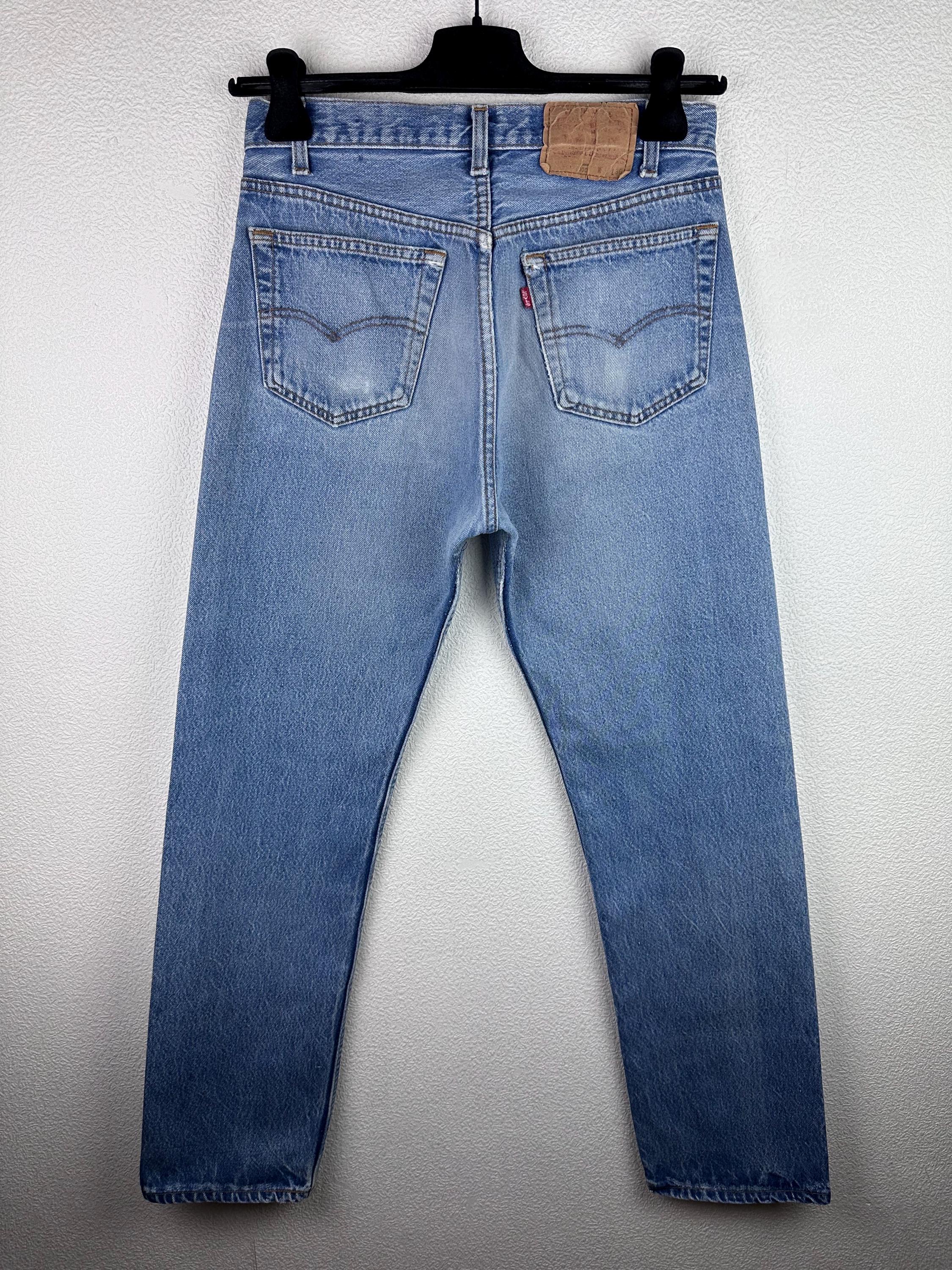 Levis 501xx Vintage W29/30 L32 Stonewash Blue Jeans Faded 80s