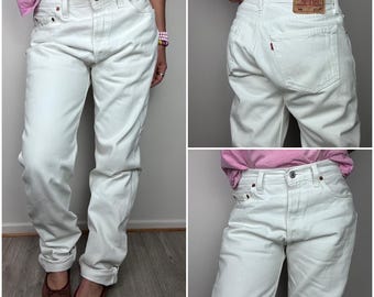 Levi's 501 Selvedge Redline W30 L33 Vintage Light Blue Jeans
