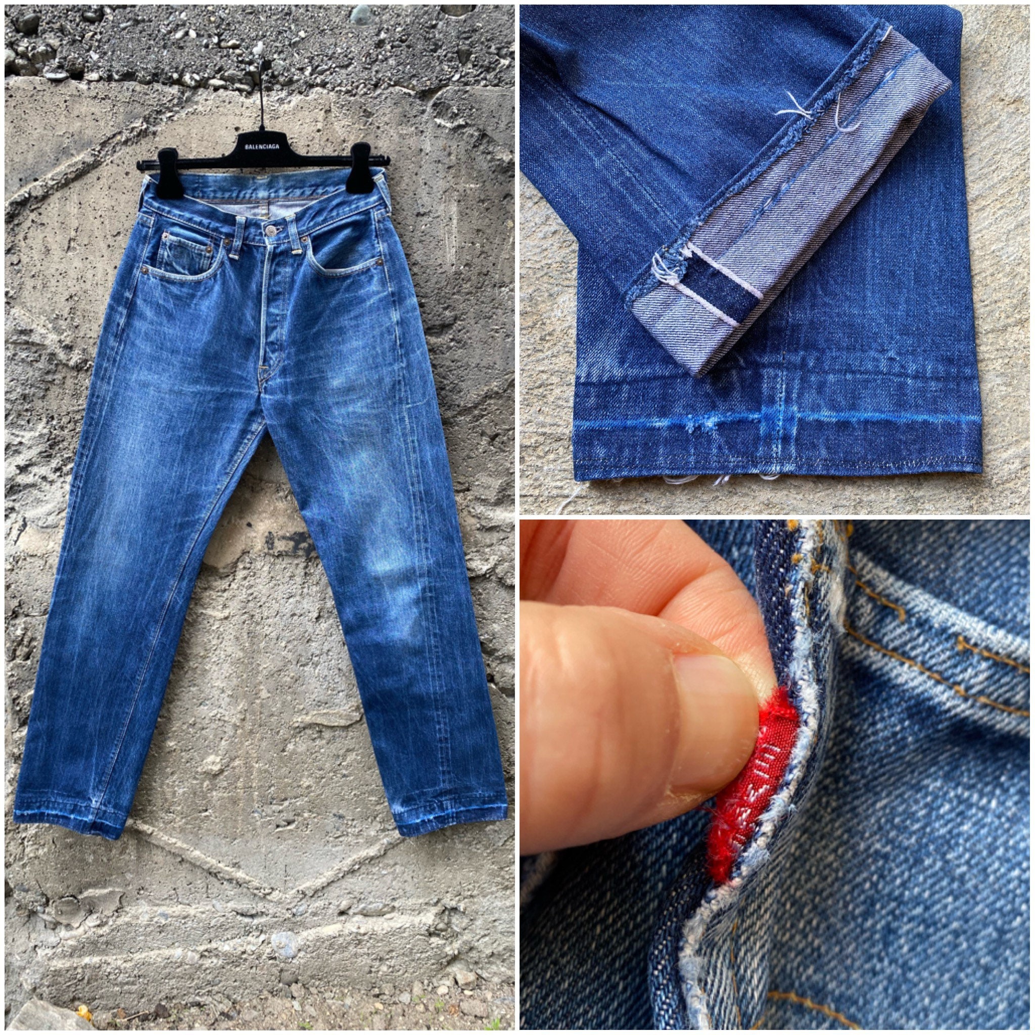 Levis 501 Big E - Etsy Canada