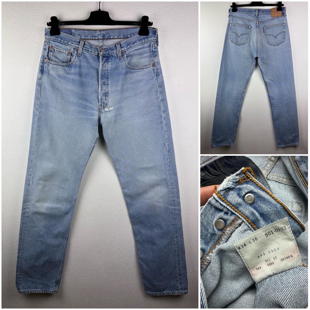 Levis 501 W34 L36 - Etsy