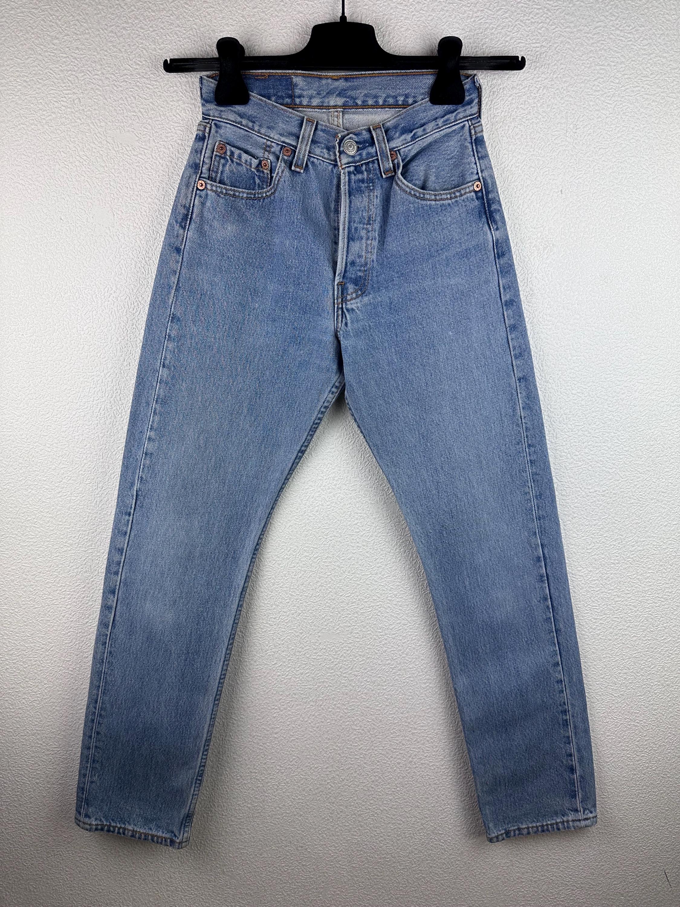 希少✨ 90年代 USA製 Levi's 501 FOR WOMEN W30 Levis 501 Vintage W23 L30 for Women Blue Stonewash Jeans 90s