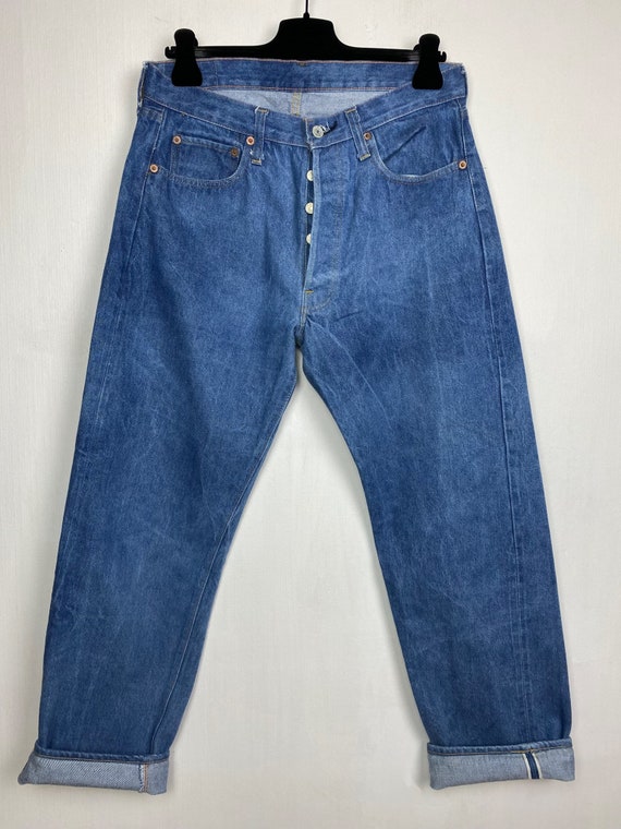 Levis 501 Selvedge Redline Vintage W32 L29 Blue 70s/80s - Etsy