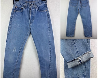 Levi's 501s Vintage Jeans W32 L31, Selvedge Denim, Made in USA