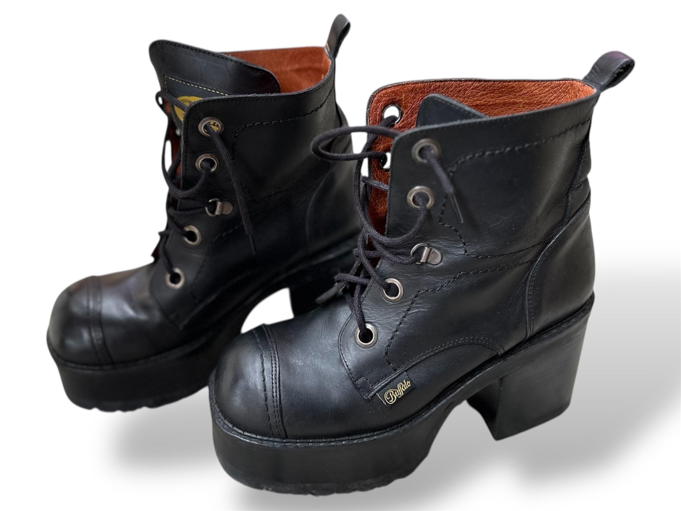 靴 80s Buffalo London Belted Highcut Boot 80s Buffalo London Belted Highcut Boot
