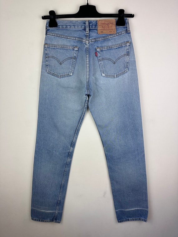 Levi’s 501 jeans w27 L34 vintage bleu moyen stone… - image 3