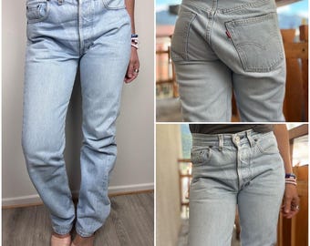 USA製Levi's 501 ストレートデニム W31 L30 ヴィンテージ 80年代ヴィンテージ リーバイス 501 ジーンズ：アメリカ製、W31 L30