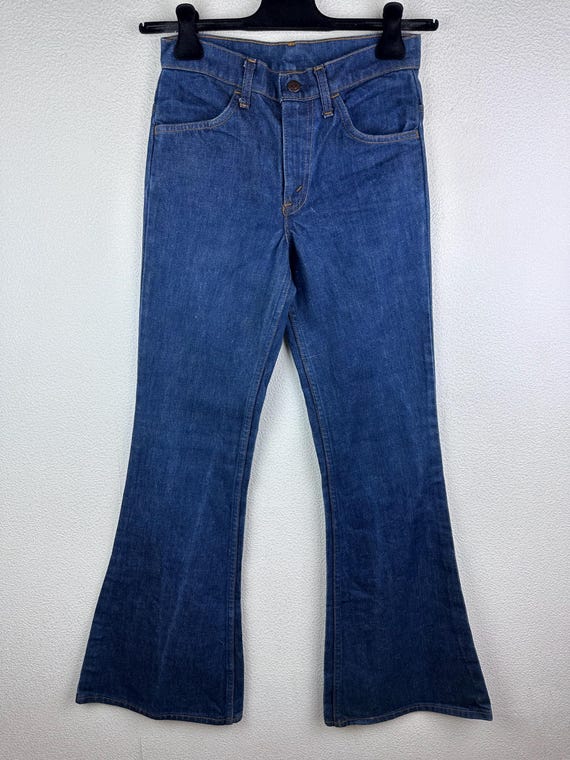 パンツ 70s 80s Levis 684 W34L29 Levis 684 Vintage W24/25 L33 Jeans Jeans Orange Tab Dark Blue 70s