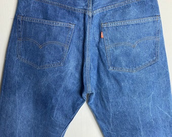 AT LAST ＆ CO. W32 Levis 501 Selvedge Redline Vintage W32 L29 Blue 70s/80s - Etsy