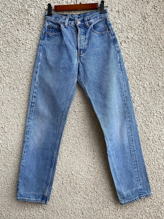 Vintage Levis 201 W23 Faded Blue 80s - Etsy