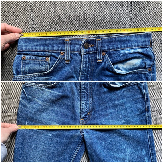 Vintage Levis 507-0217 W25 L29 Flare Jeans 1970s Bell Bottom