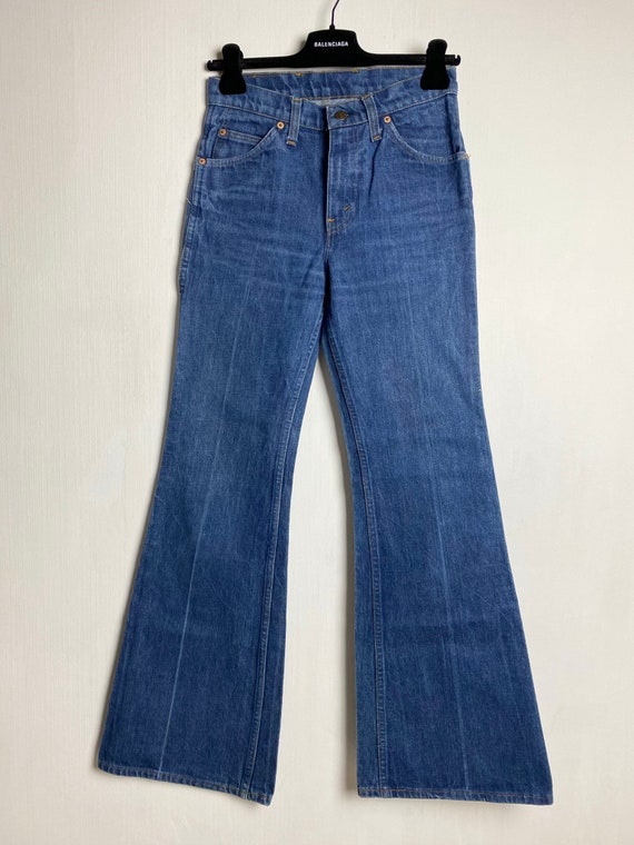 Vintage Levis 637-0217 W25 L33 Flare Orange Tab 1970s Bell Vintage Levis 637-0217 W25 L33 Flare Orange Tab 1970s Bell