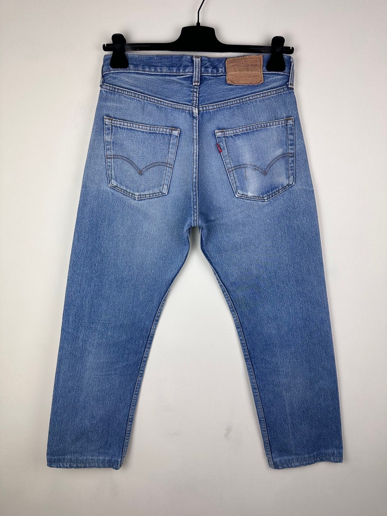 Levi's 501 Vintage W31 L29 Blue Stonewash Jeans 80s Levis 501s Denim ...