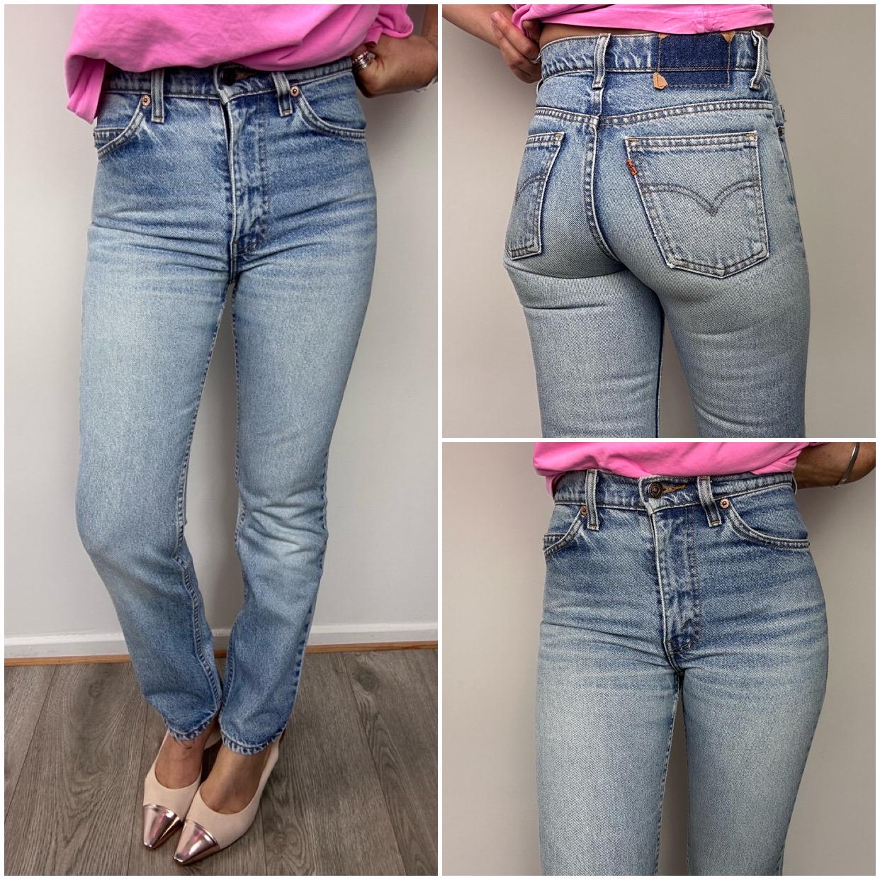 Jean Levi's Femme Taille W 25 L 32 - Coupe Bootcut - Noir - Occasion Très Bon état