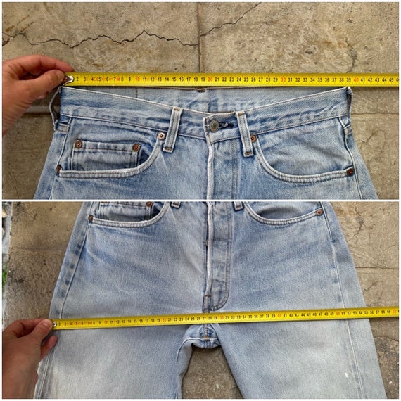 Mens Levis 501 Slevage Jeans Size W36/L34 | eBay