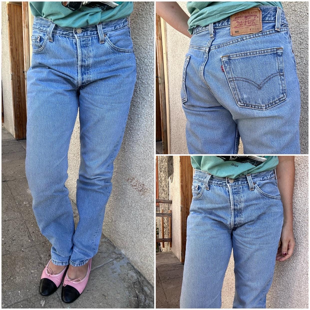 Levi's 501 Vintage W28 L32 for Women Jeans 501s Blue