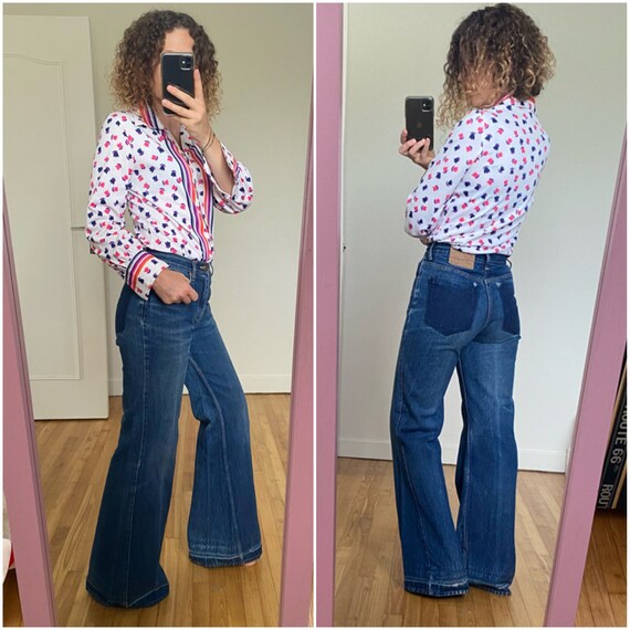 Vintage Levis 507-0217 W26 Flare Jeans 