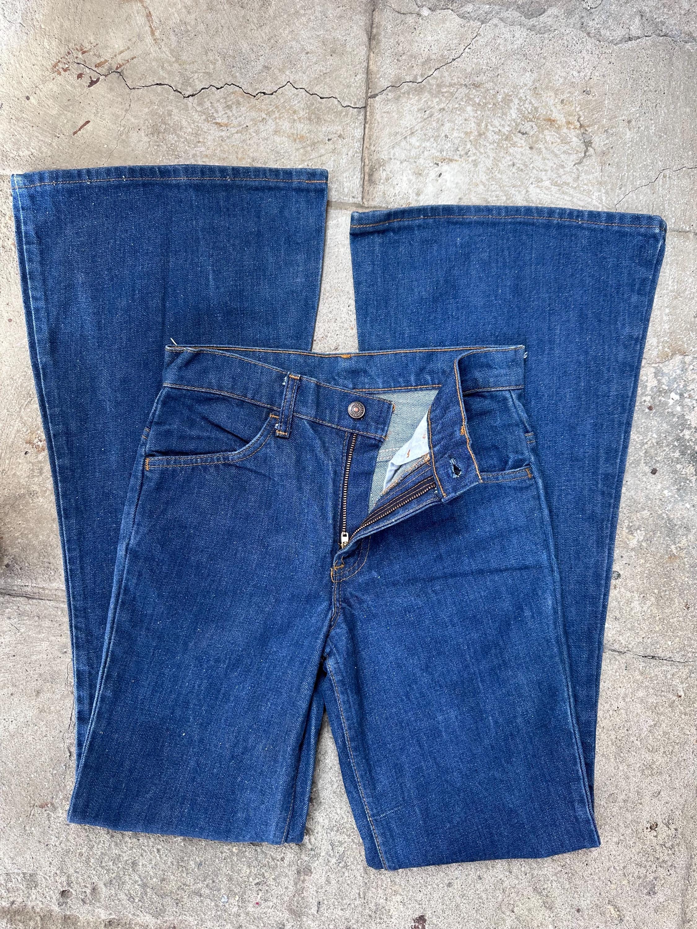 Levis 684 Vintage W24/25 L33 Jeans Jeans Orange Tab Dark Blue 70s