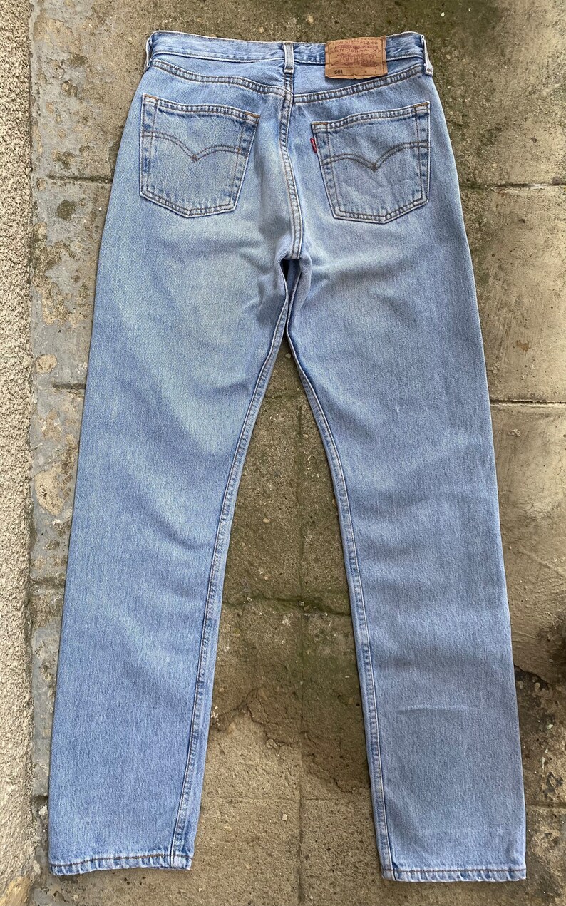 Vintage Levis 501 W26 L32 Blue Stonewash - Etsy