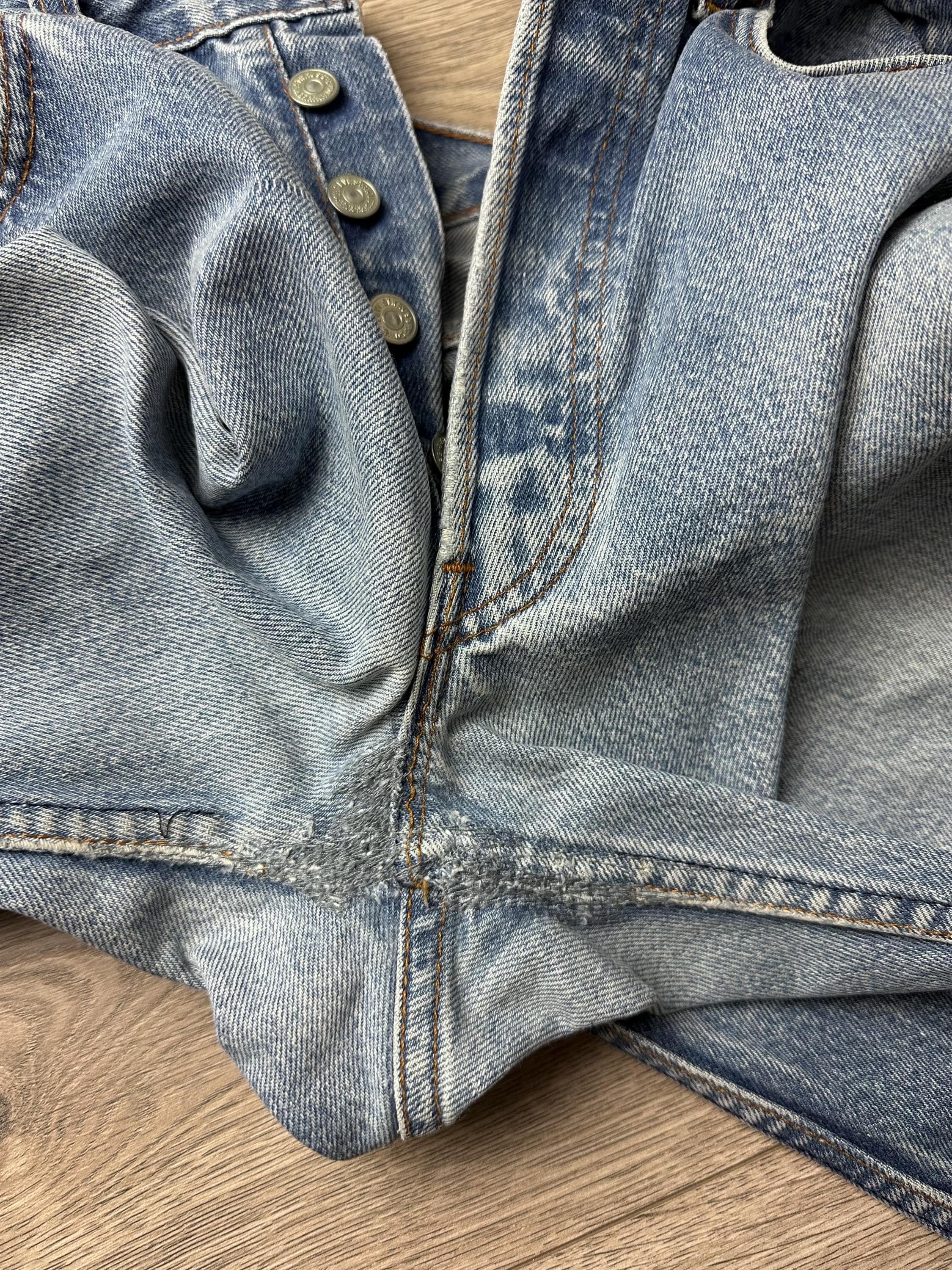 Levis 501xx Vintage W29/30 L32 Stonewash Blue Jeans Faded 80s