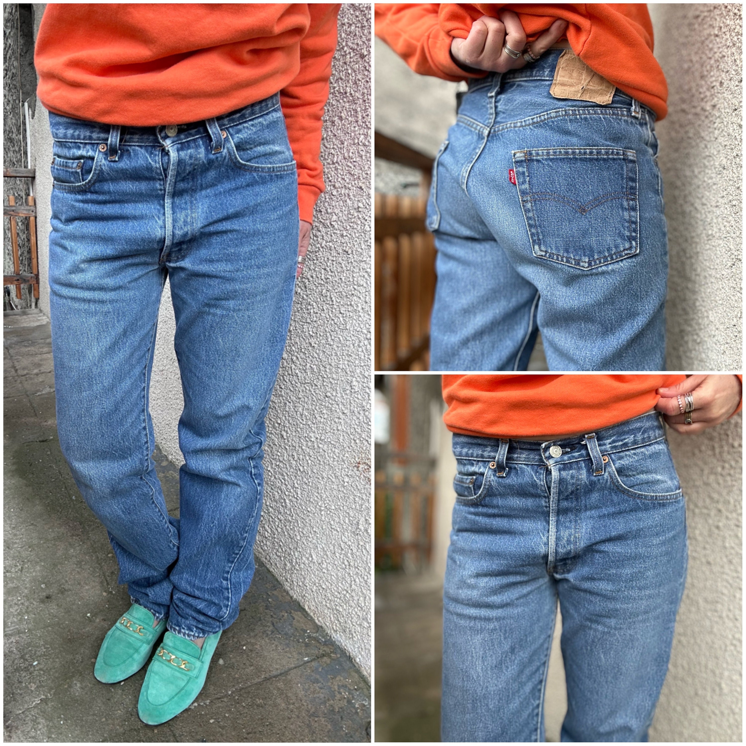 【Sale】米国製　Levi's リーバイス　501 W28  L34 未使用☆USA製 Levi'sリーバイス 501 CONE DENIM WHITE OAK
