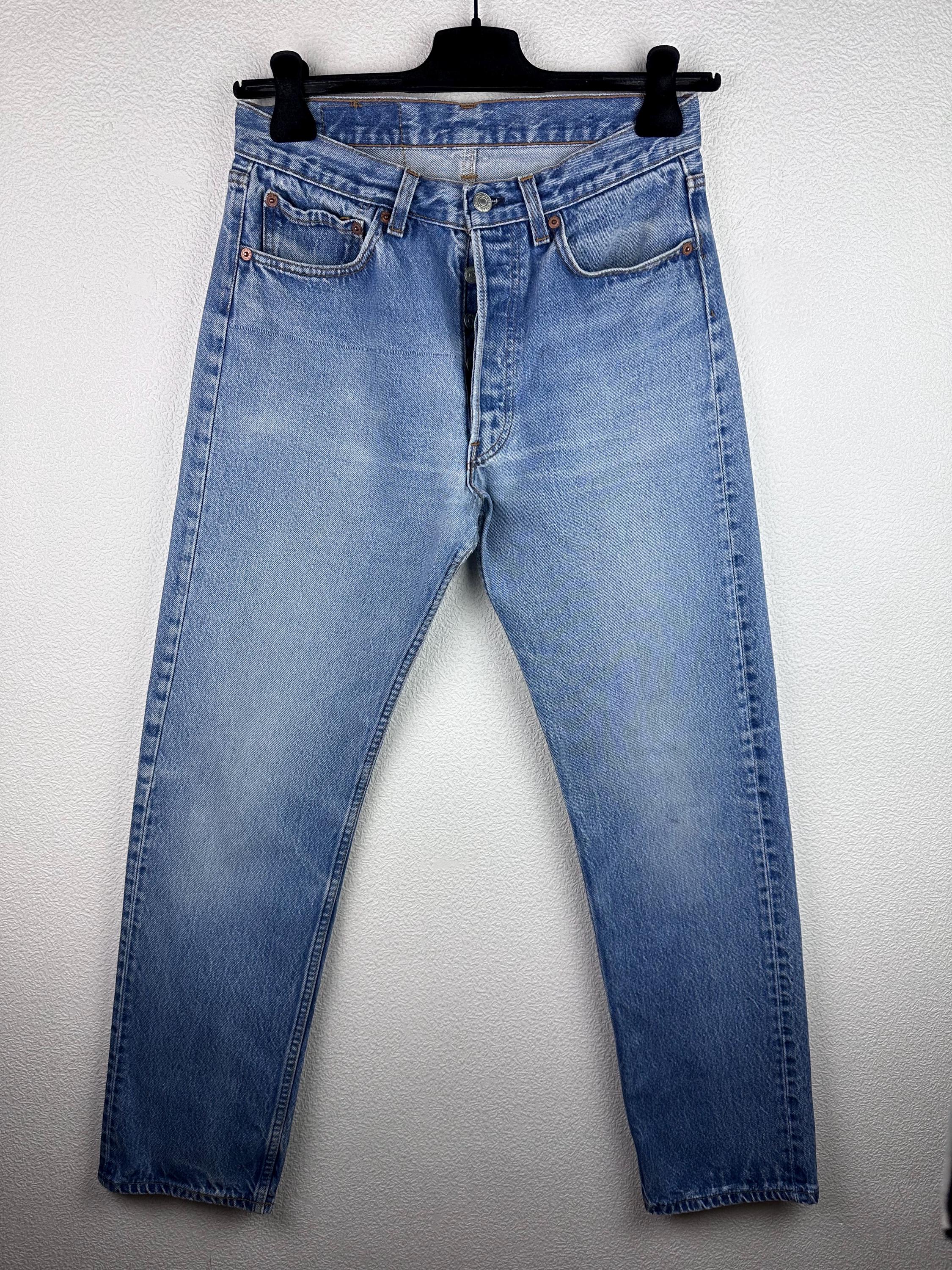 Levis 501xx Vintage W29/30 L32 Stonewash Blue Jeans Faded 80s
