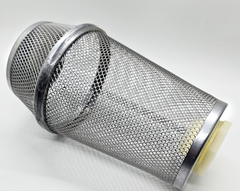 Pond Pump Intake Inflow Basket Screen Made of Steel - Hand crafted